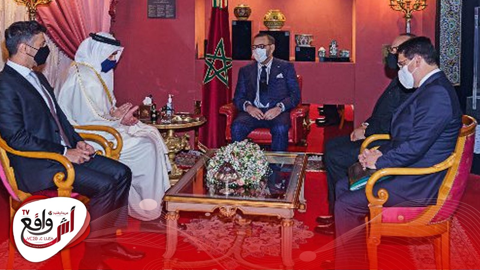 جلالة الملك يستقبل وزير الخارجية والتعاون الدولي الإماراتي